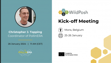 PollinERA presented at WildPosh’s kick-off meeting: Joint flight towards a pollinator-friendly future