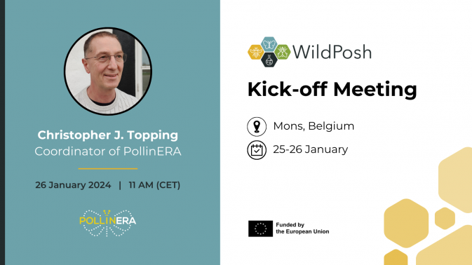 PollinERA presented at WildPosh’s kick-off meeting: Joint flight towards a pollinator-friendly future