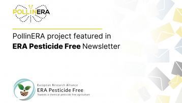 PollinERA featured in ERA Pesticide free’s newsletter