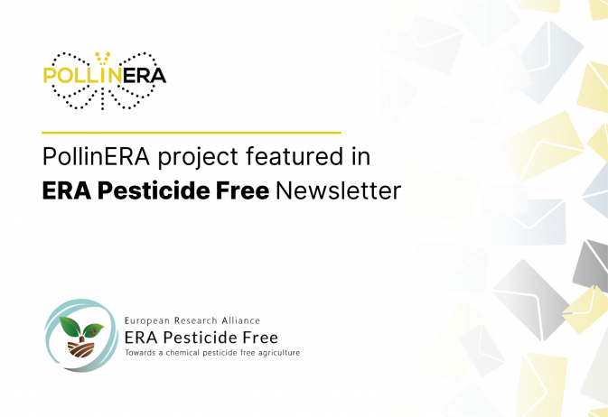 PollinERA featured in ERA Pesticide free’s newsletter