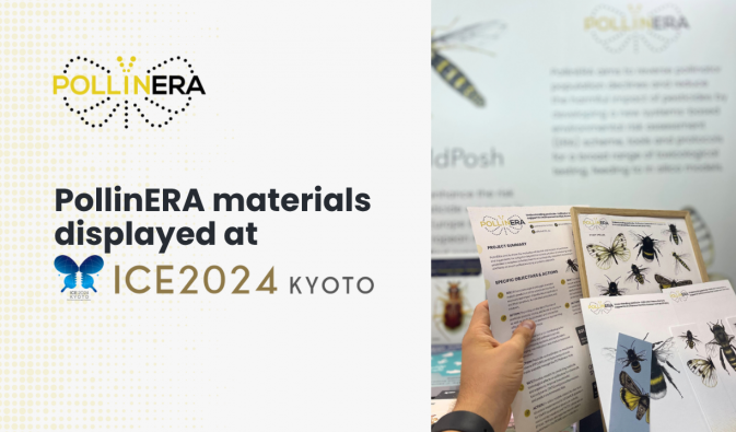PollinERA project materials displayed at ICE2024