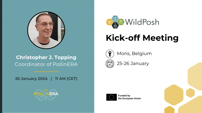PollinERA presented at WildPosh’s kick-off meeting: Joint flight towards a pollinator-friendly future